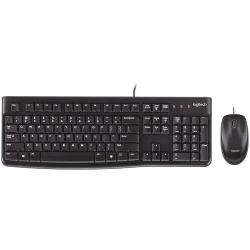 LOGITECH MK120 Corded Combo - BLACK - USB - US INT'L - EER - 1