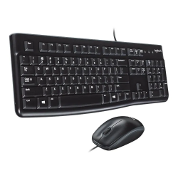 LOGITECH MK120 Corded Combo - BLACK - USB - US INT'L - EER - 2