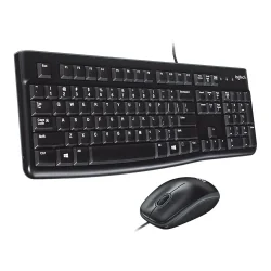 LOGITECH MK120 Corded Combo - BLACK - USB - US INT'L - EER - 2