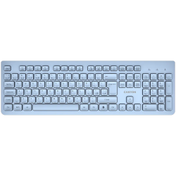 CANYON keyboard HKB-W01 UK/US AAA Wireless Blue - 1
