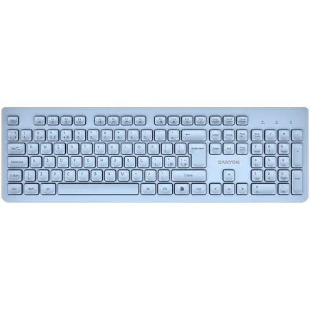 CANYON keyboard HKB-W01 UK/US AAA Wireless Blue - 1