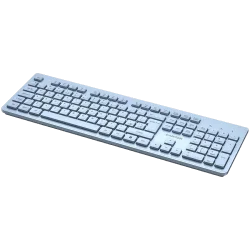 CANYON keyboard HKB-W01 UK/US AAA Wireless Blue - 4