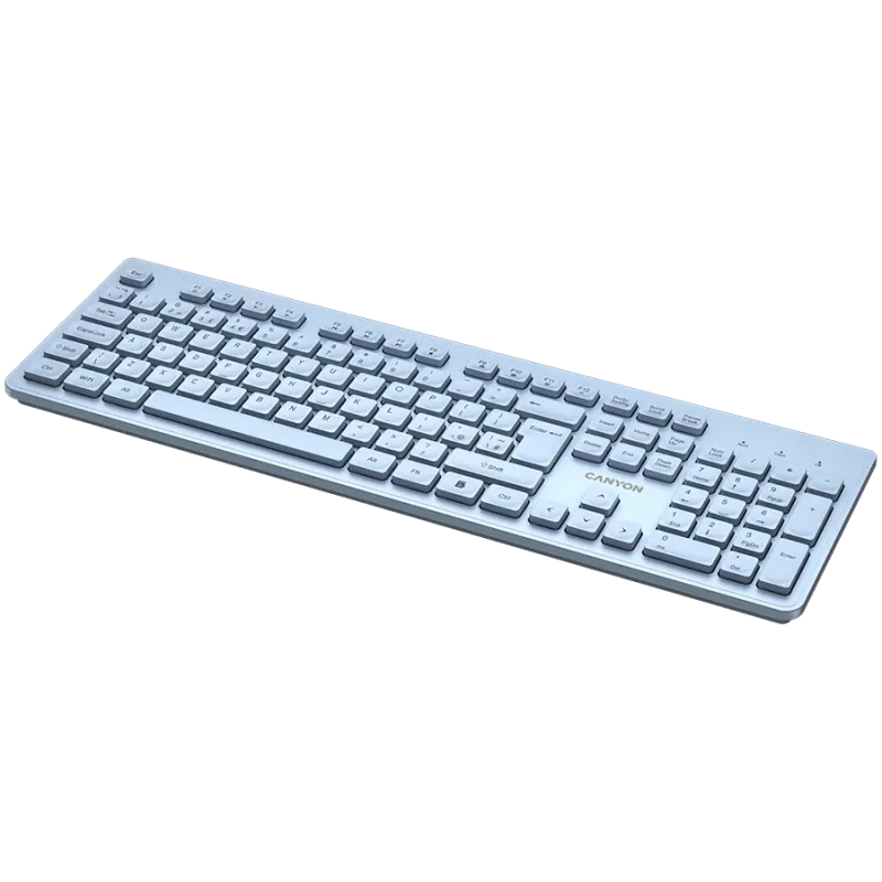 CANYON keyboard HKB-W01 UK/US AAA Wireless Blue - 1