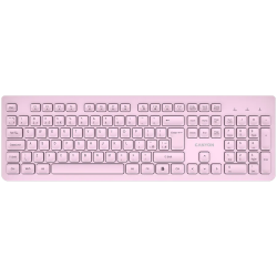 CANYON keyboard HKB-W01 UK/US AAA Wireless Pink - 1
