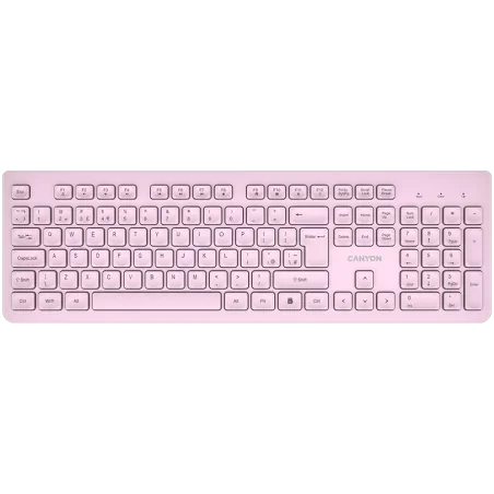 CANYON keyboard HKB-W01 UK/US AAA Wireless Pink - 1