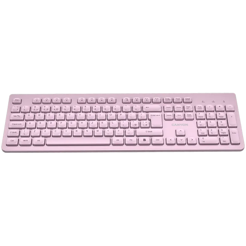 CANYON keyboard HKB-W01 UK/US AAA Wireless Pink - 1