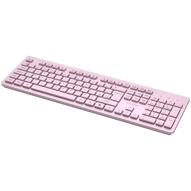 CANYON keyboard HKB-W01 UK/US AAA Wireless Pink - 1