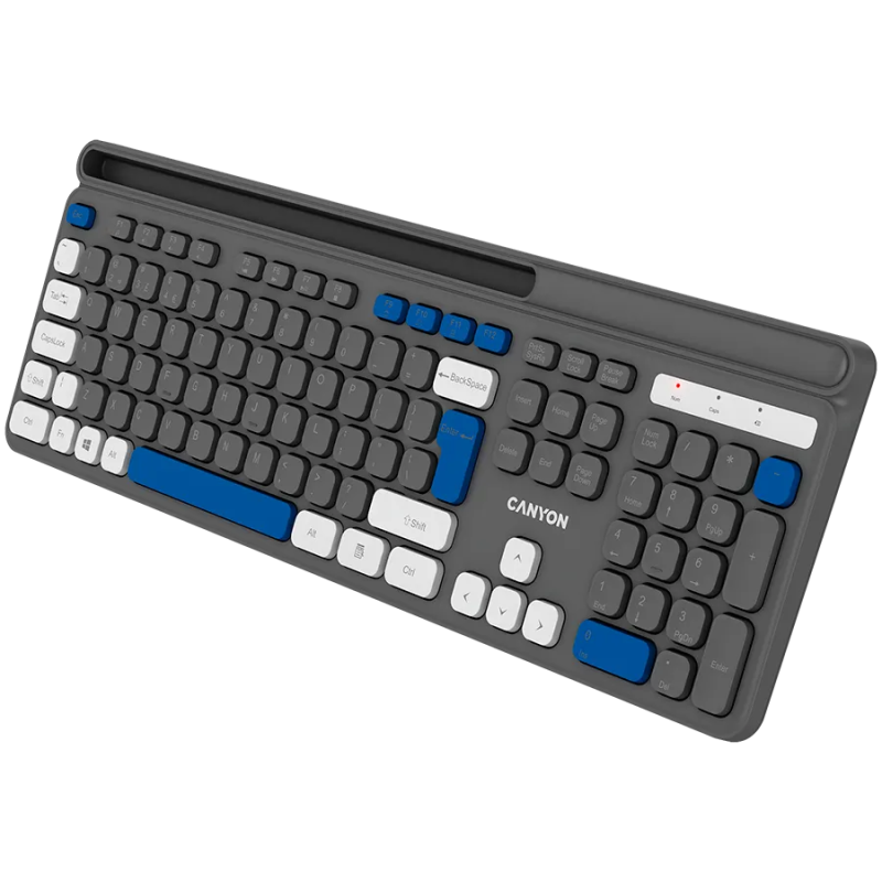 CANYON keyboard HKB-W03 EN AAA Wireless Grey - 1