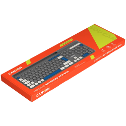 CANYON keyboard HKB-W03 EN AAA Wireless Grey - 7