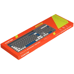 CANYON keyboard HKB-W03 EN AAA Wireless Grey - 7