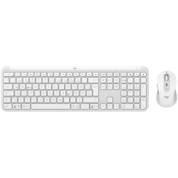 LOGITECH Signature Slim Combo MK950 - OFF WHITE - US INT'L - 2.4GHZ/BT - INTNL-973 - 1