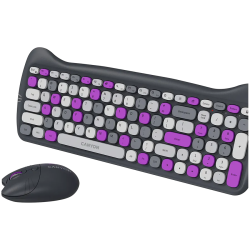 CANYON HSET-W6 EN Keyboard+Mouse Kitty Edition AAA+АА Wireless Violet - 3