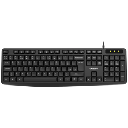 CANYON keyboard KB-1 EN/BG Wired Black - 1