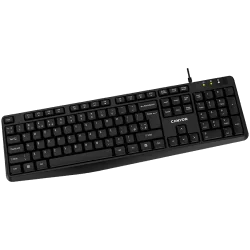 CANYON keyboard KB-1 EN/BG Wired Black - 2