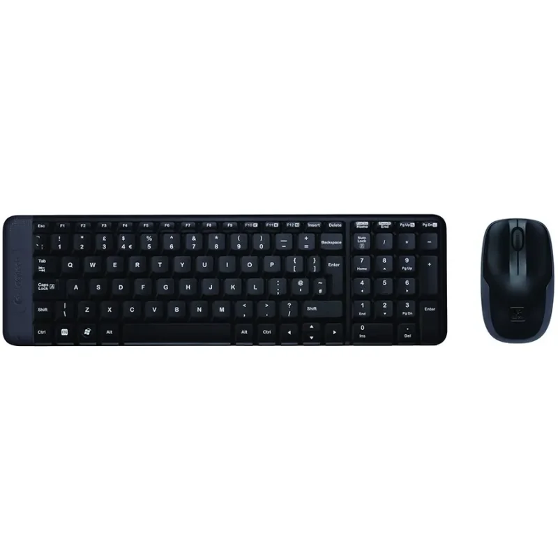 LOGITECH MK220 Wireless Combo - BLACK - US INT'L EER - 1
