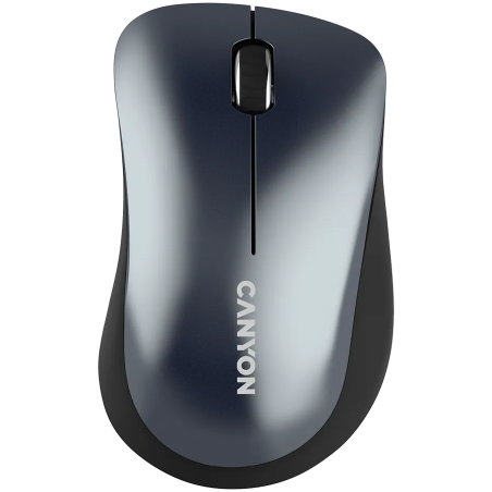CANYON MW-11, 2.4 GHz Wireless mouse,with 3 buttons, DPI 1200, Battery:AAA*2pcs,Black,67*109*38mm,0.063kg - 1