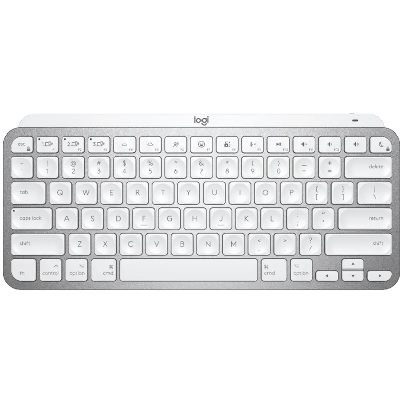 LOGITECH MX Keys Mini For MAC Bluetooth Illuminated Keyboard - PALE GREY - US INT'L - 1