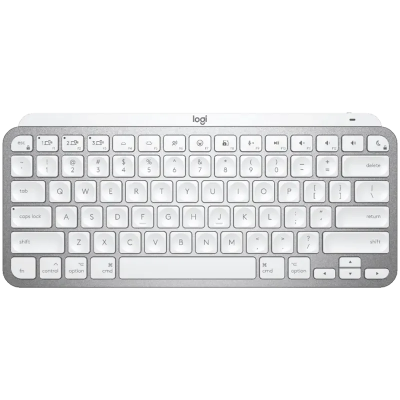 LOGITECH MX Keys Mini For MAC Bluetooth Illuminated Keyboard - PALE GREY - US INT'L - 1