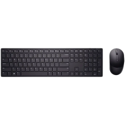 Dell Pro Wireless Keyboard and Mouse - KM5221W - US International (QWERTY) - Black - 1