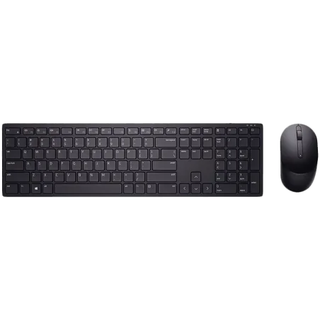 Dell Pro Wireless Keyboard and Mouse - KM5221W - US International (QWERTY) - Black - 1