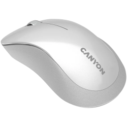 CANYON MW-11, 2.4 GHz Wireless mouse ,with 3 buttons, DPI 1200, Battery:AAA*2pcs ,pearl white grey67*109*38mm 0.063kg - 3