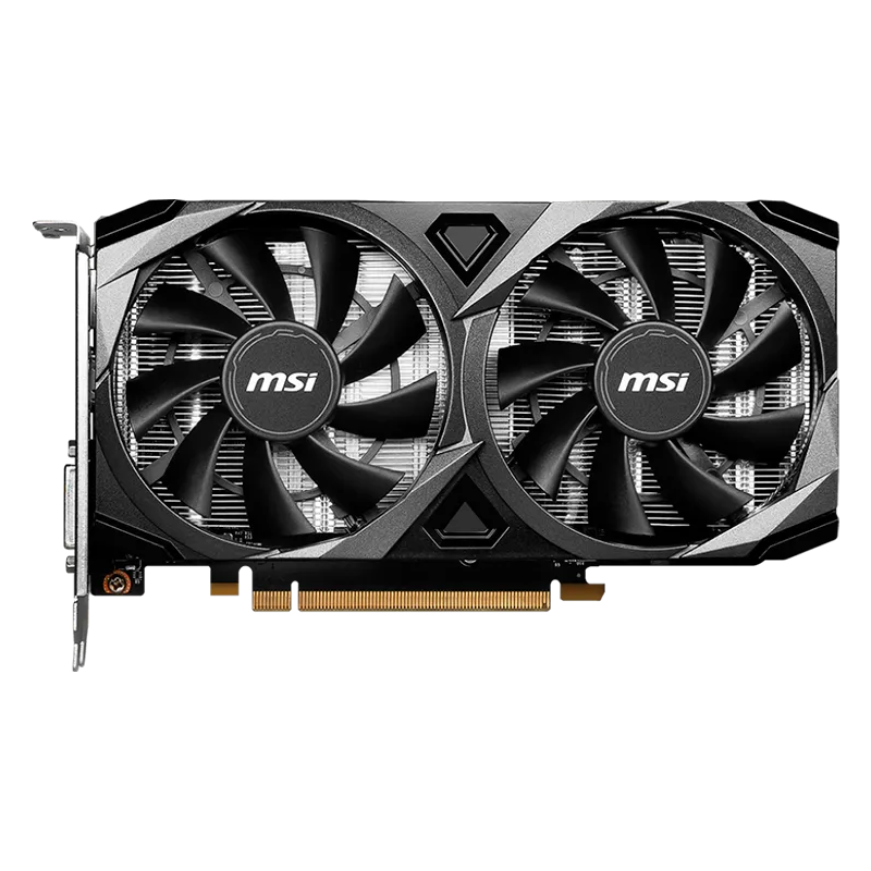 MSI Video Card Nvidia GeForce RTX 3050 VENTUS 2X XS 8G OC, 8GB GDDR6, 128bit, Boost: 1807 MHz, 2560 CUDA Cores, PCIe 4.0, 1x DP 