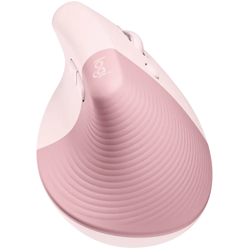 LOGITECH Lift Bluetooth Vertical Ergonomic Mouse - ROSE/DARK ROSE - 1