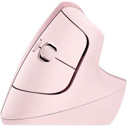 LOGITECH Lift Bluetooth Vertical Ergonomic Mouse - ROSE/DARK ROSE - 3