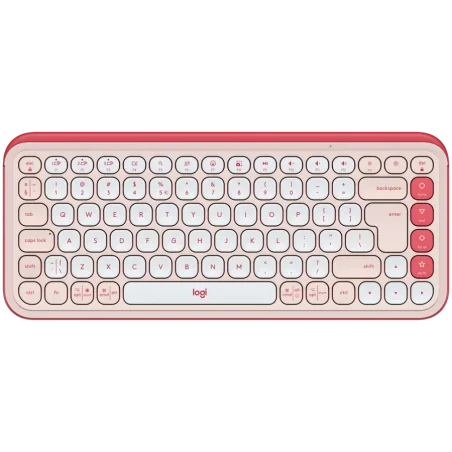 LOGITECH POP ICON KEYS - ROSE - US INT'L - BT - INTNL-973 - 1