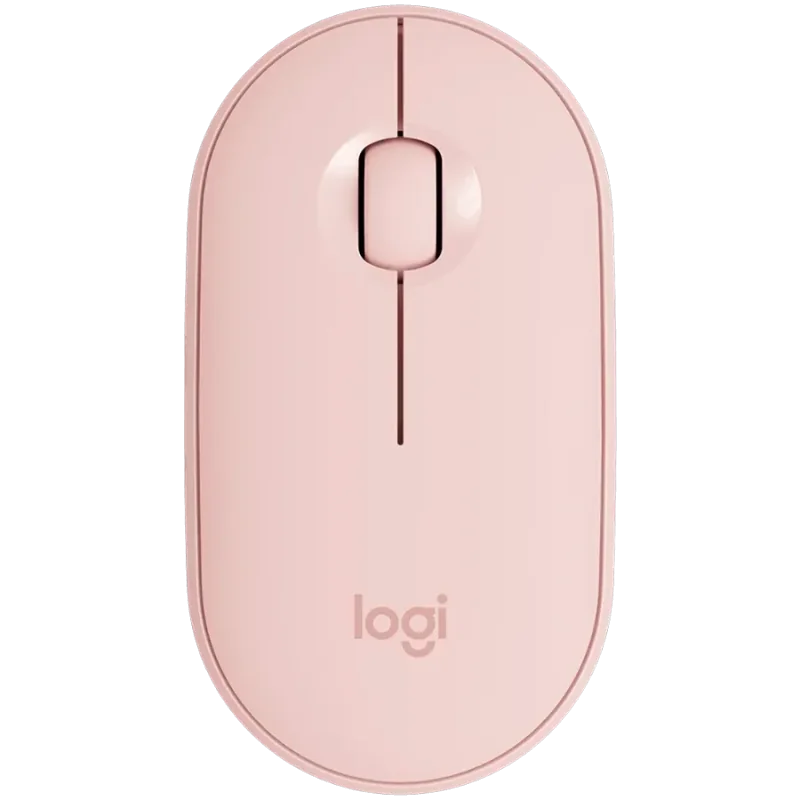 LOGITECH M350S Pebble 2 Bluetooth Mouse - TONAL ROSE - 1