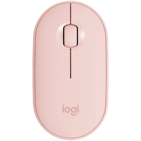 LOGITECH M350S Pebble 2 Bluetooth Mouse - TONAL ROSE - 1