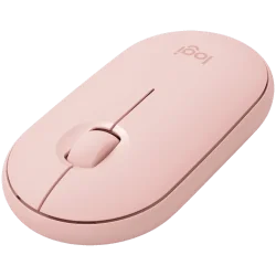 LOGITECH M350S Pebble 2 Bluetooth Mouse - TONAL ROSE - 2