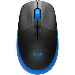 LOGITECH M190 Wireless Mouse - BLUE - 1