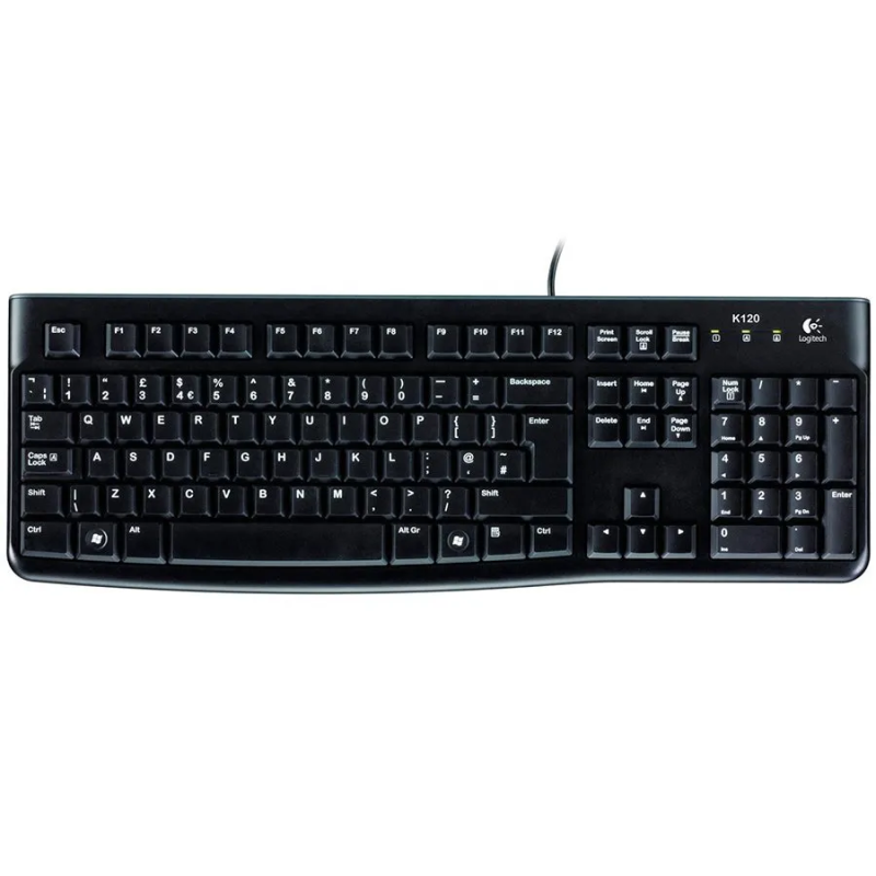LOGITECH Corded Keyboard K120 - EER - US International layout - 1