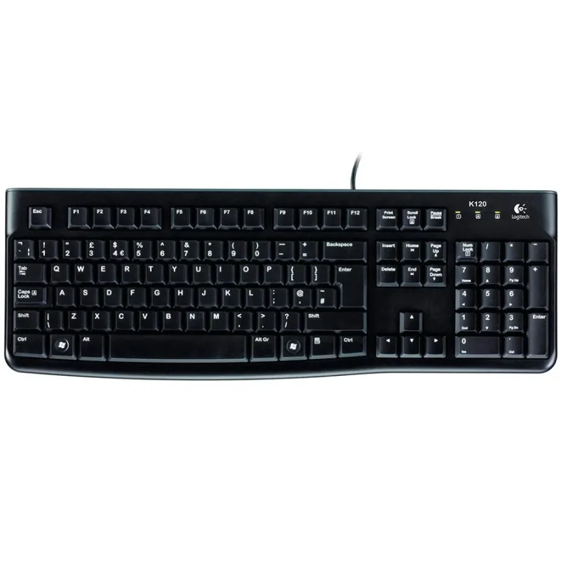 LOGITECH Corded Keyboard K120 - EER - US International layout - 1