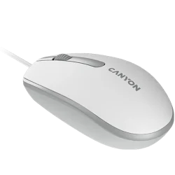 CANYON mouse M-10 Wired White Grey - 4