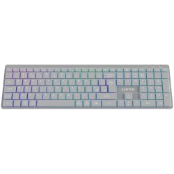 CANYON keyboard HKB-W11 UK/US RGB Dual Mode Wireless Grey - 2
