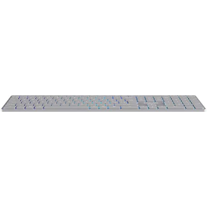CANYON keyboard HKB-W11 UK/US RGB Dual Mode Wireless Grey - 1