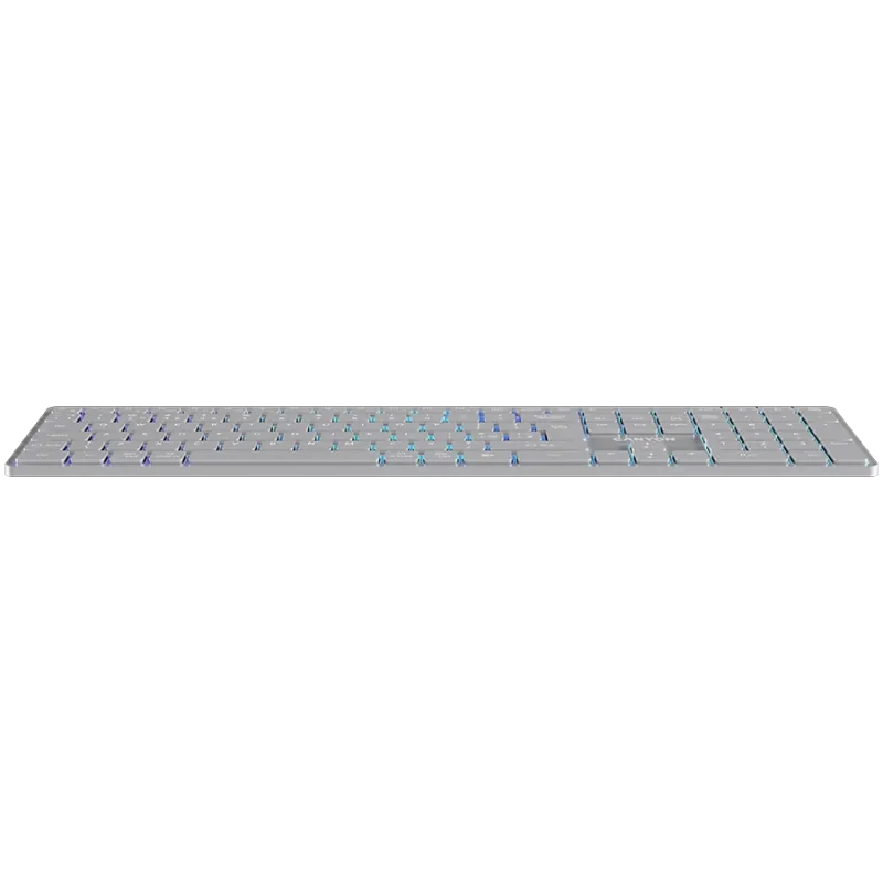 CANYON keyboard HKB-W11 UK/US RGB Dual Mode Wireless Grey - 1