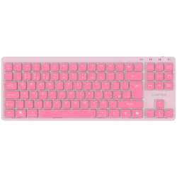 CANYON Keyboard OnType 10 Low Profile EN Wired Pink - 1