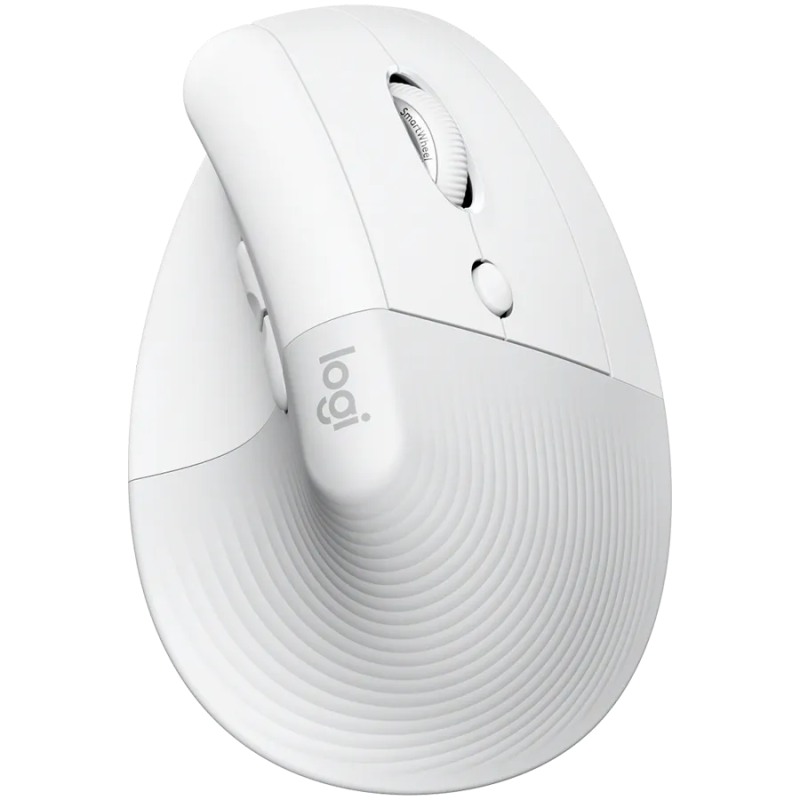 LOGITECH Lift for MAC Vertical Ergonomic Mouse - OFF-WHITE/PALE GREY - 1