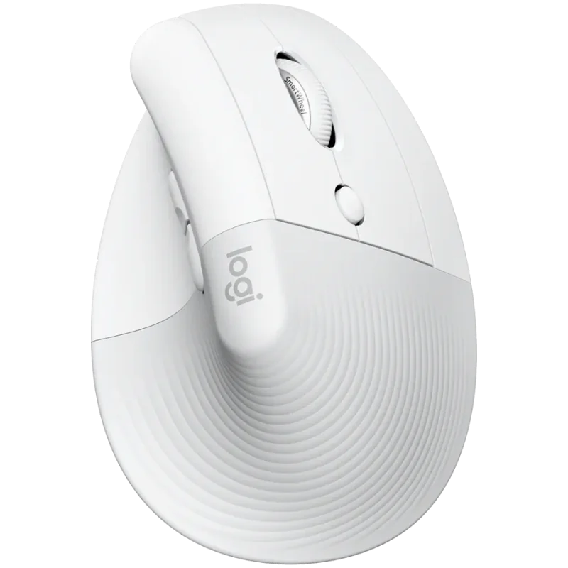 LOGITECH Lift for MAC Vertical Ergonomic Mouse - OFF-WHITE/PALE GREY - 1