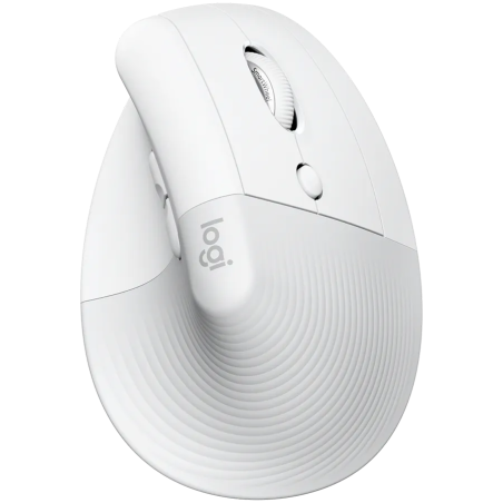 LOGITECH Lift for MAC Vertical Ergonomic Mouse - OFF-WHITE/PALE GREY - 1