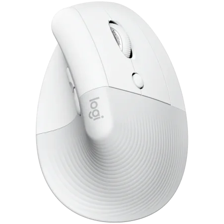 LOGITECH Lift for MAC Vertical Ergonomic Mouse - OFF-WHITE/PALE GREY - 1