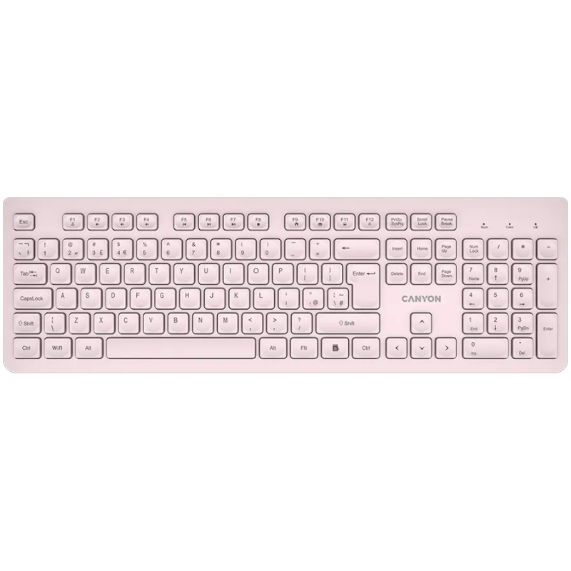 CANYON keyboard HKB-W01 UK/US AAA Wireless Beige - 1