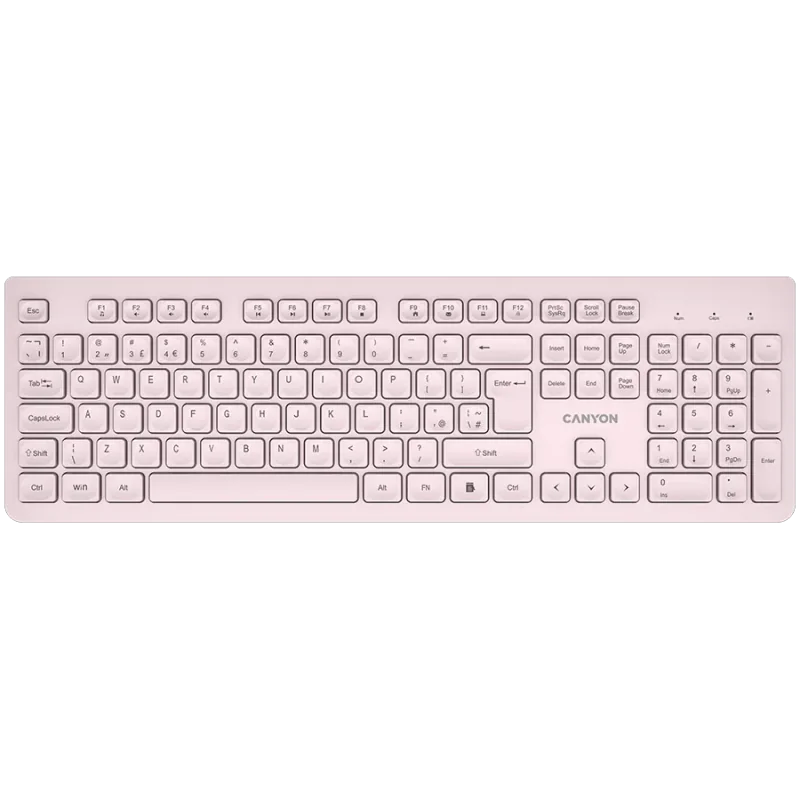 CANYON keyboard HKB-W01 UK/US AAA Wireless Beige - 1