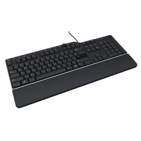 US/Euro (QWERTY) Dell KB-522 Wired Business Multimedia USB Keyboard Black - 1