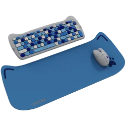 CANYON HSET-W6 EN Keyboard+Mouse Kitty Edition AAA+АА Wireless Blue - 2