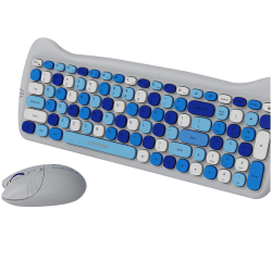 CANYON HSET-W6 EN Keyboard+Mouse Kitty Edition AAA+АА Wireless Blue - 3