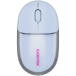 CANYON mouse OnClick 24 BT/ Wireless Transparent/Blue - 1